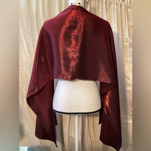 NEW Cejon shiny burgundy/dark red wedding  shawl/wrap